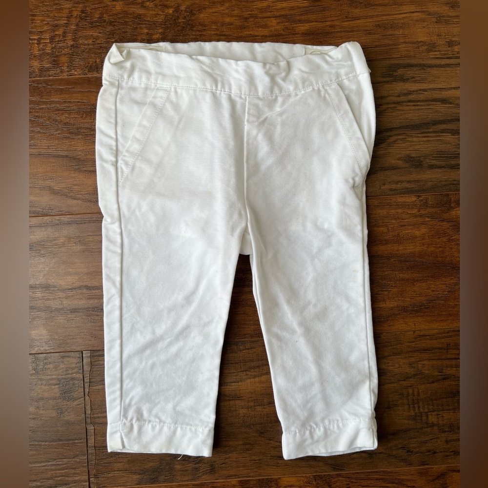 Janie and Jack white pants